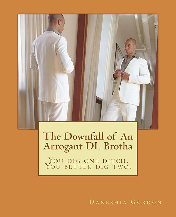 The Downfall of an Arrogant DL Brotha - a man stares at the mirror, adjusting his white suit