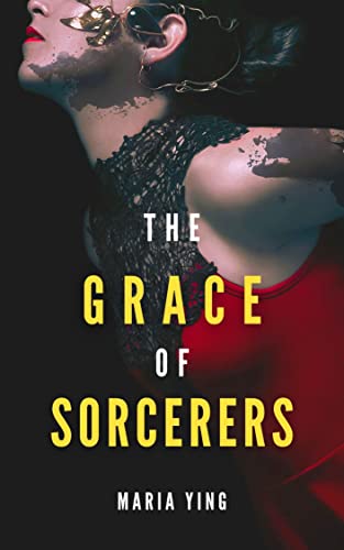 The Grace of Sorcerors by Maria Ying - a woman with corroding skin arcs against black