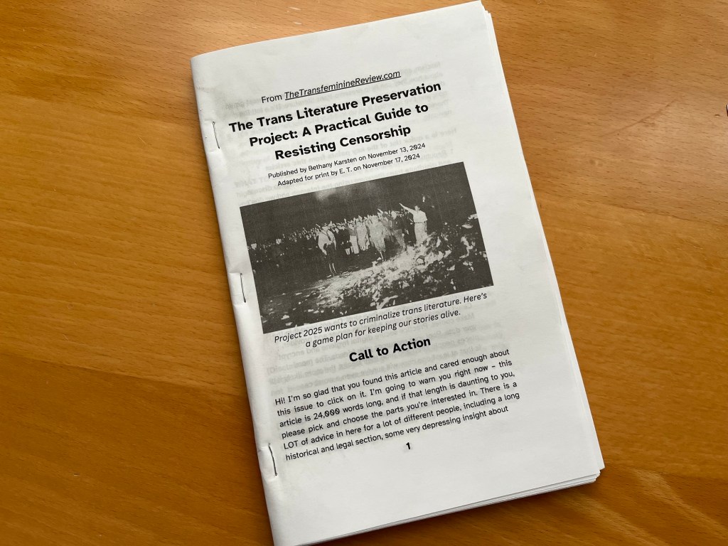 Three Things You Can Do Right Now to Combat Anti-Trans Censorship (CW&nbsp;#9)