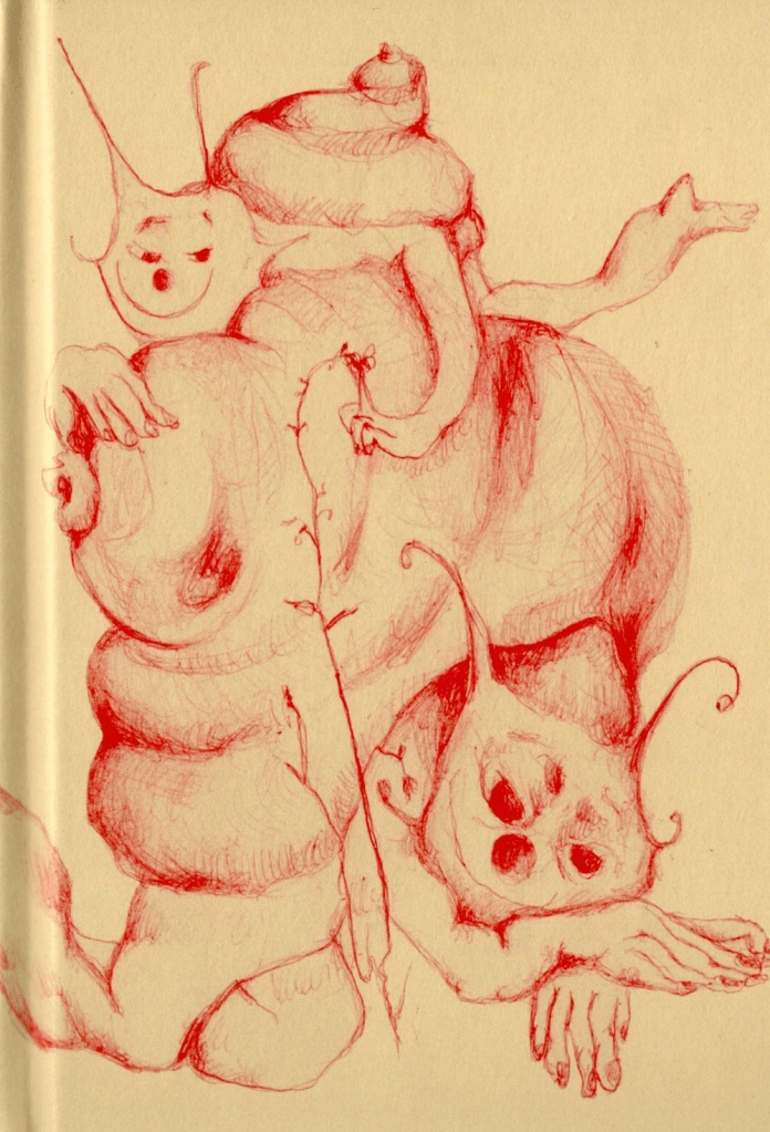 & Glee and Bless - Petero Kalulé (petals)

gonna be so real with you, I have no idea what's going on here, it's kinda creepy and vaguely suggestive