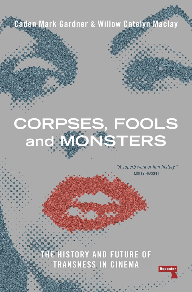 corpses monsters and fools by Caden Mark Gardner and Willow Catelyn Maclay 

cover has pop art of a woman with bright red lipstick