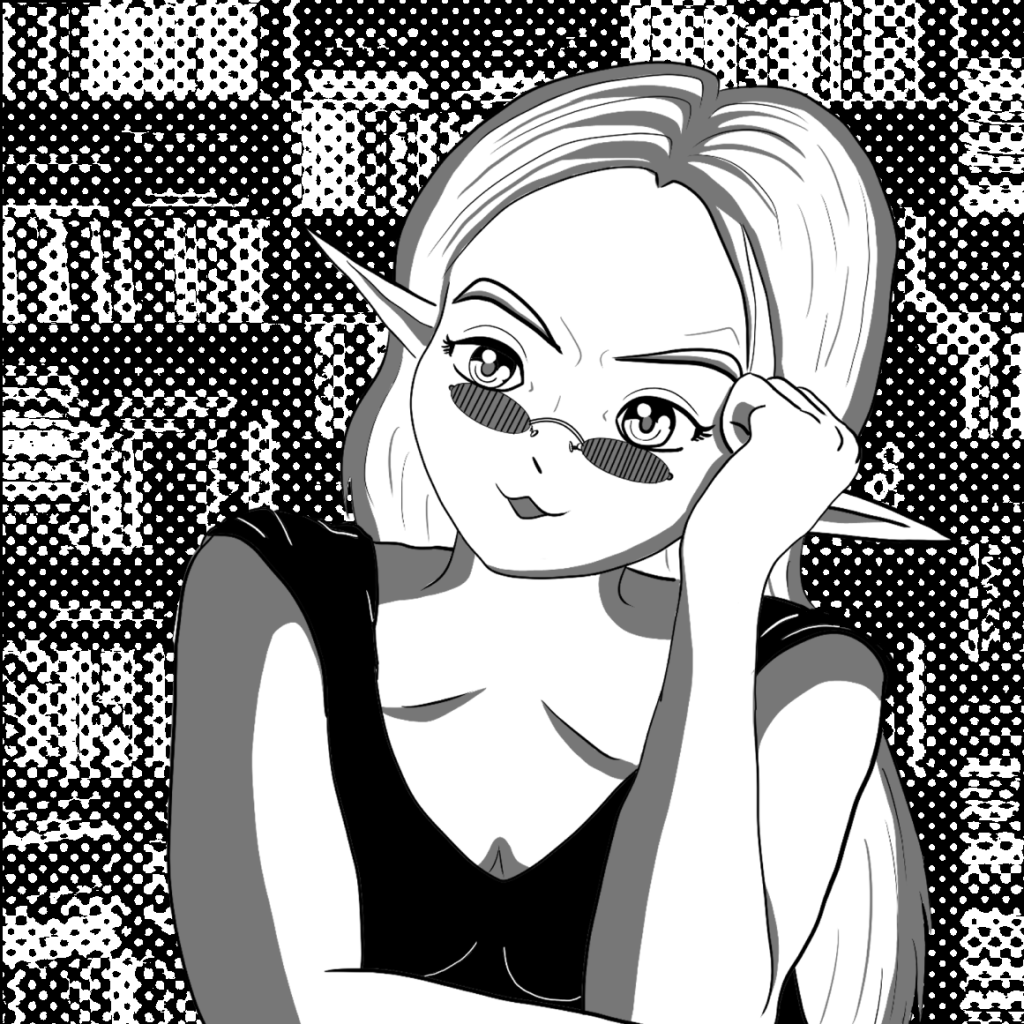 a cute picture of an elf girlie