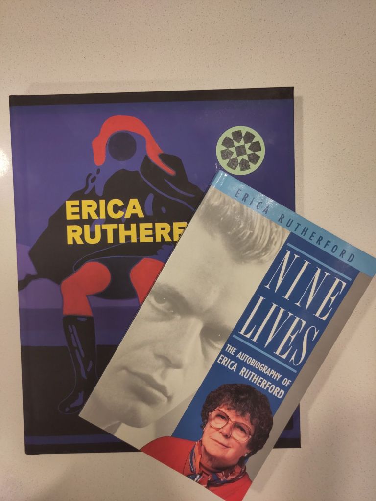 Nine Lives the autobiography of erica rutherford, and erica rutherford her lives and and works